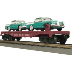 Trains*MTH 30-76301 Western Maryland Flat Car with 2 58 Studebaker Golden Hawks - Model Train Junction: Quality Parts and Art Supplies