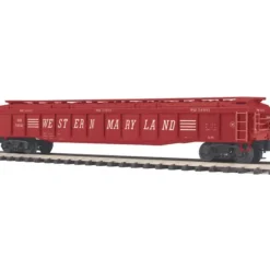 Trains*MTH 20-98782 Western Maryland Gondola Car w/Cover #54942 - Model Train Junction: Quality Parts and Art Supplies