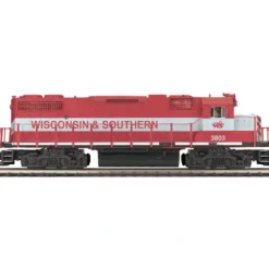 Trains*MTH 20-2860-3 Wisconsin & Southern GP38-2 Non-Powered Diesel Engine #3807 - Model Train Junction: Quality Parts and Art Supplies