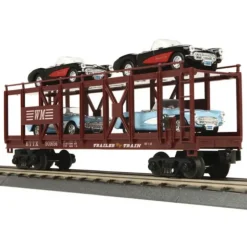 Trains*MTH 30-76406 WM Auto Carrier Flatcar with 4 '57 Corvettes - Model Train Junction: Quality Parts and Art Supplies