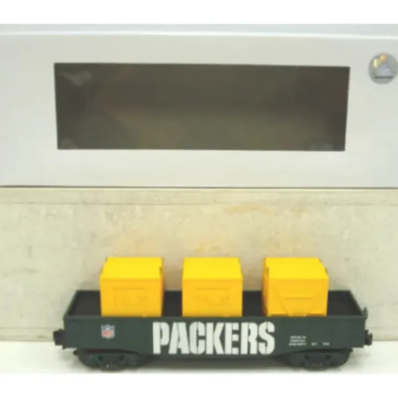 Trains*MTH 30-4130A NFL Green Bay Packers Gondola Containers - Model Train Junction: Quality Parts and Art Supplies