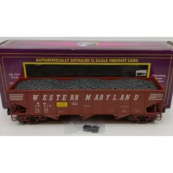 Trains*MTH 20-90400B O Western Maryland 70-ton 3-Bay Hopper Car w/Coal Load #70012 LN/Box - Model Train Junction: Quality Parts and Art Supplies