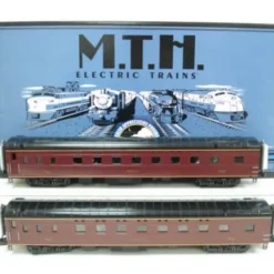 Trains*MTH 20-80007H O NS 70' Streamlined Slpr/Slpr Smooth Sided 2-Car Passenger Set - Model Train Junction: Quality Parts and Art Supplies