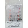 Trains*NJ International 1160 HO Highway Crossing Gate Signal w/ Red & White Arm - Model Train Junction: Quality Parts and Art Supplies