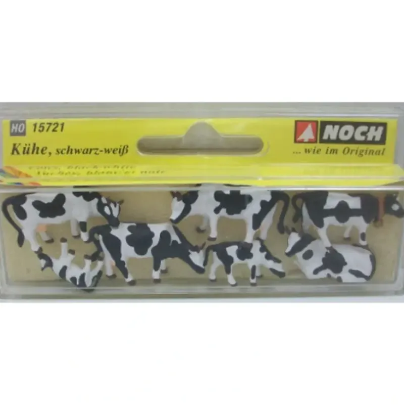 Trains*Noch 15721 HO Cows Figures (Set of 7) - Model Train Junction: Quality Parts and Art Supplies