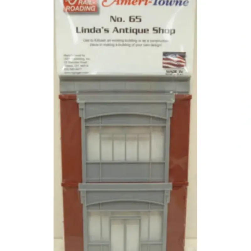Trains*OGR 65 O Ameri-Towne Lindy's Antique Shop Store Front - Model Train Junction: Quality Parts and Art Supplies