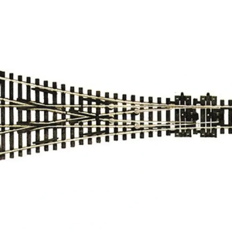 Trains*Peco SL-99 HO/OO Code 100 Medium Radius 3-Way 12 Switch Turnout Insulfrog - Model Train Junction: Quality Parts and Art Supplies