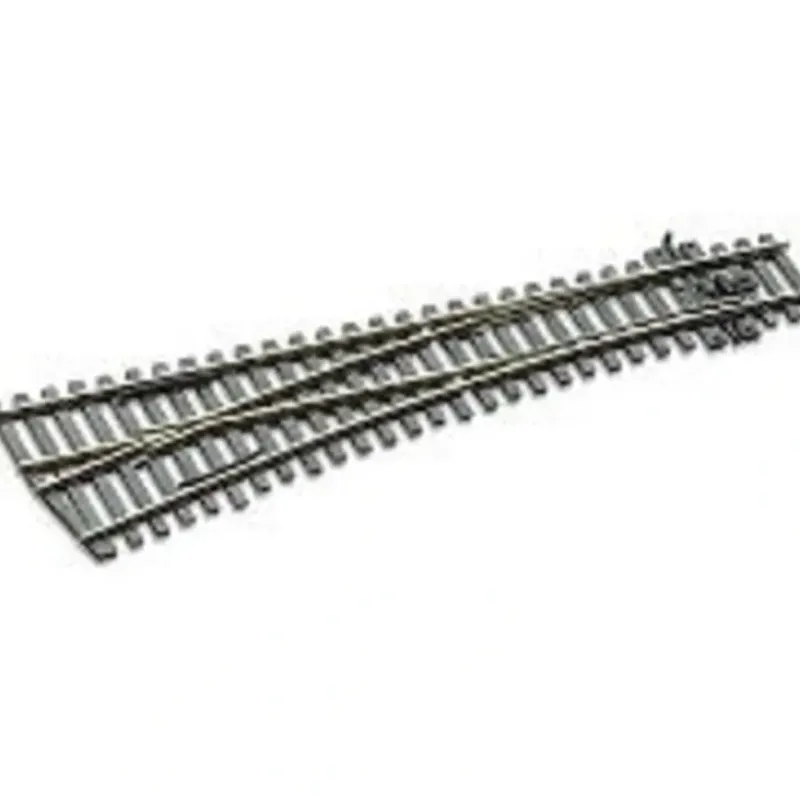 Trains*Peco SL-E196 HO Code 75 12 36" Radius Left Hand Switch Turnout - Model Train Junction: Quality Parts and Art Supplies