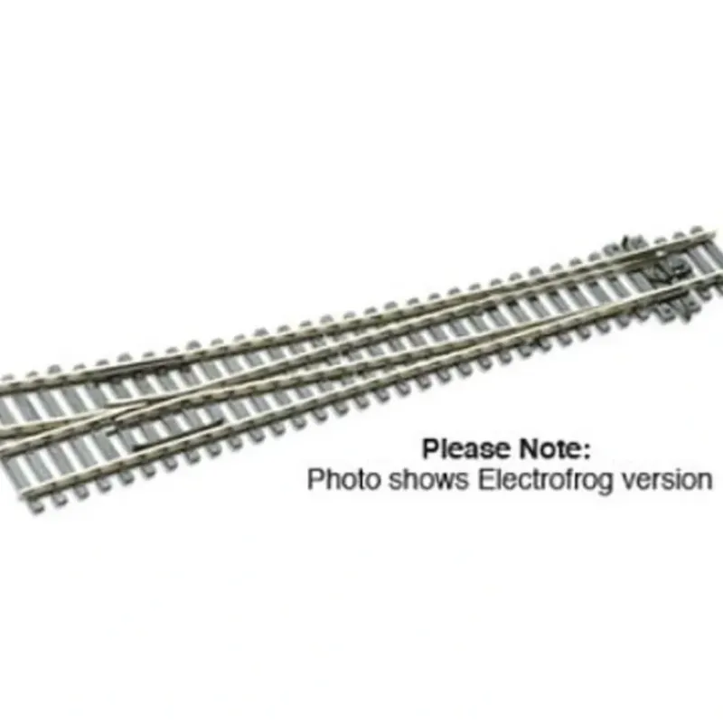 Trains*Peco SL-E88 HO/OO Code 100 12 60" Large Radius Right Hand Switch Turnout - Model Train Junction: Quality Parts and Art Supplies