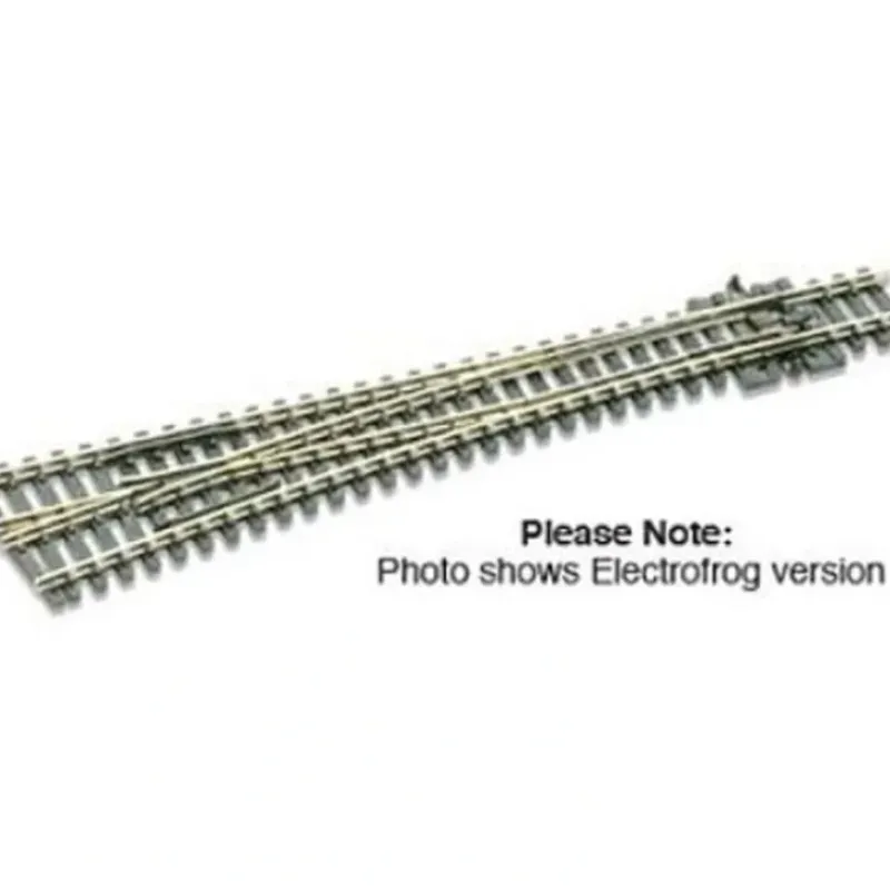 Trains*Peco SL-E389 N Code 80 8 36" Radius Left Hand Switch Turnout - Model Train Junction: Quality Parts and Art Supplies