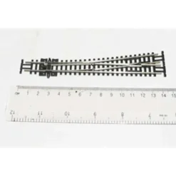 Trains*Peco SL-E396F N Code 55 Medium Radius LH Switch Turnout w/ Electrified Frog - Model Train Junction: Quality Parts and Art Supplies