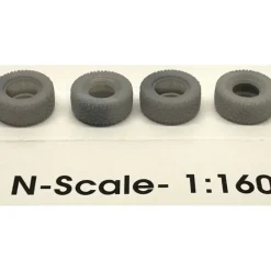 Trains*Phoenix Precision Models 30631 N Earthmover Tires Flatcar Load (Pack of 4) - Model Train Junction: Quality Parts and Art Supplies