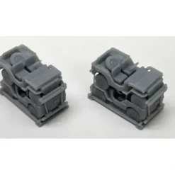 Trains*Phoenix Precision Models 31633 HO Double Stacked Jeep Flatcar Load (Pack of 2) - Model Train Junction: Quality Parts and Art Supplies