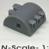 Trains*Phoenix Precision Models 30810 N Quonset Hut Office with Glass - Model Train Junction: Quality Parts and Art Supplies
