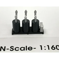Trains*Phoenix Precision Models 30580 N Transformer Load with Insulators #1 - Model Train Junction: Quality Parts and Art Supplies