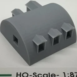Trains*Phoenix Precision Models 31810 HO Quonset Hut Office with Glass - Model Train Junction: Quality Parts and Art Supplies