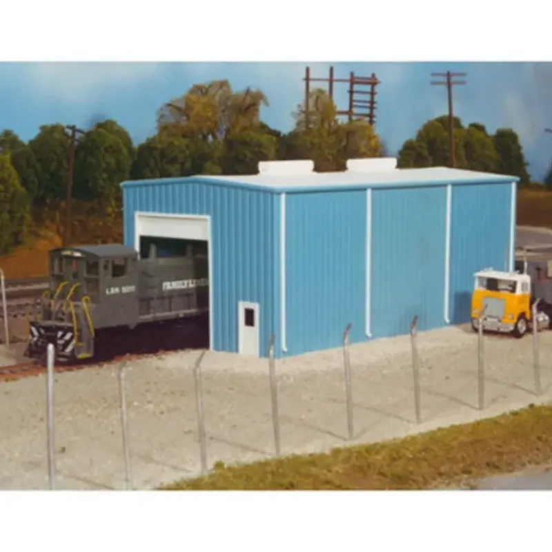 Trains*Pikestuff 541-5000 HO Kitbasher Series Small Enginehouse Building Kit - Model Train Junction: Quality Parts and Art Supplies