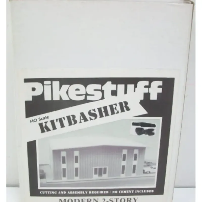 Trains*Pikestuff 541-5002 HO Modern 2 Story Office Building Kit - Model Train Junction: Quality Parts and Art Supplies