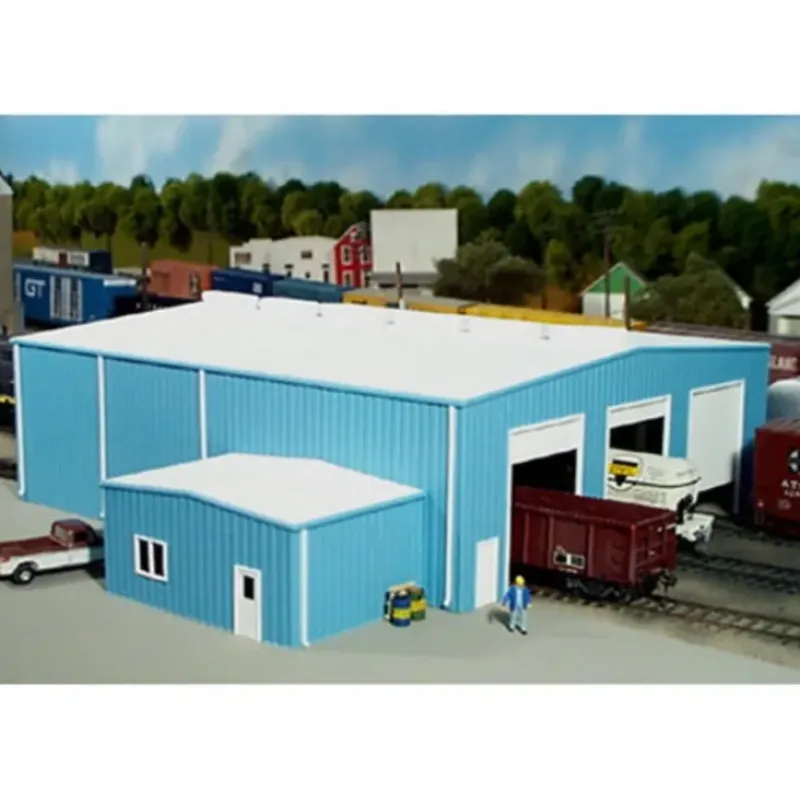 Trains*Pikestuff 541-0015 HO The Shops Building Kit - Model Train Junction: Quality Parts and Art Supplies