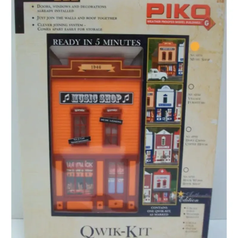 Trains*Piko 62721 G Music Shop Building Qwik Kit - Model Train Junction: Quality Parts and Art Supplies