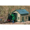 Trains*Piko 62044 G Red River Locomotive Shed Building Kit - Model Train Junction: Quality Parts and Art Supplies