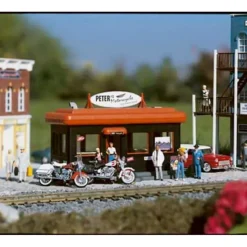 Trains*Piko 62259 G Scale Motorcycle Maintenance Shop Building Kit - Model Train Junction: Quality Parts and Art Supplies