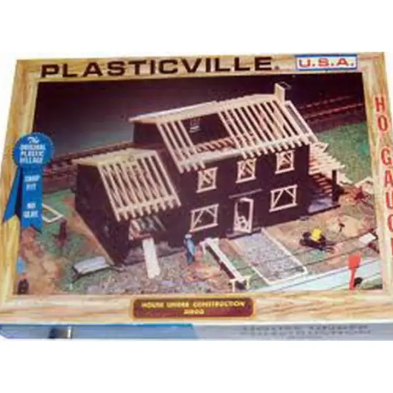 Trains*Plasticville 2803 House Under Construction - Model Train Junction: Quality Parts and Art Supplies