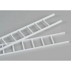 Trains*Plastruct 90676 1:16 1-3/32" x 15" x 3/4" Styrene Straight Ladders (Pack of 2) - Model Train Junction: Quality Parts and Art Supplies