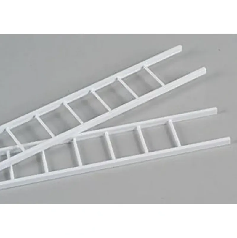 Trains*Plastruct 90676 1:16 1-3/32" x 15" x 3/4" Styrene Straight Ladders (Pack of 2) - Model Train Junction: Quality Parts and Art Supplies
