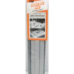 Trains*Plastruct 1001 HO 5 x 11 x 5 Simple Span Bridges Kit - Model Train Junction: Quality Parts and Art Supplies