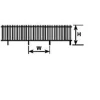 Trains*Plastruct 90459 N 15/64" x 52" x 15/64" Picket Fence - Model Train Junction: Quality Parts and Art Supplies