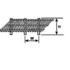 Trains*Plastruct 90457 O 45/64" x 30" x 45/64" Diag. Picket Fence - Model Train Junction: Quality Parts and Art Supplies