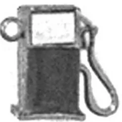Trains*Plastruct 94871 O 1-1/8" x 31/32" Gas Pump - Model Train Junction: Quality Parts and Art Supplies