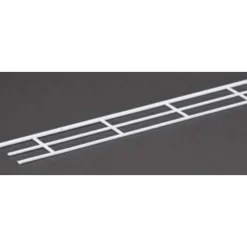 Trains*Plastruct 90683 O 1-1/2" x 24" x 29/32" Styrene Plastic Hand Rail - Model Train Junction: Quality Parts and Art Supplies