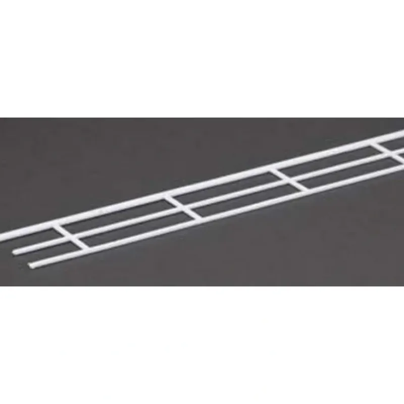 Trains*Plastruct 90683 O 1-1/2" x 24" x 29/32" Styrene Plastic Hand Rail - Model Train Junction: Quality Parts and Art Supplies