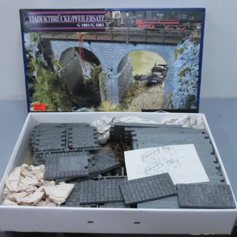 Trains*Pola 1881 G Scale Viaduct Bridge (1:22.5 Scale) - Model Train Junction: Quality Parts and Art Supplies