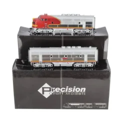 Trains*Precision Craft Models 326 HO Santa Fe EMD F3 AB Diesel Loco Set #17L/#17A LN/Box - Model Train Junction: Quality Parts and Art Supplies