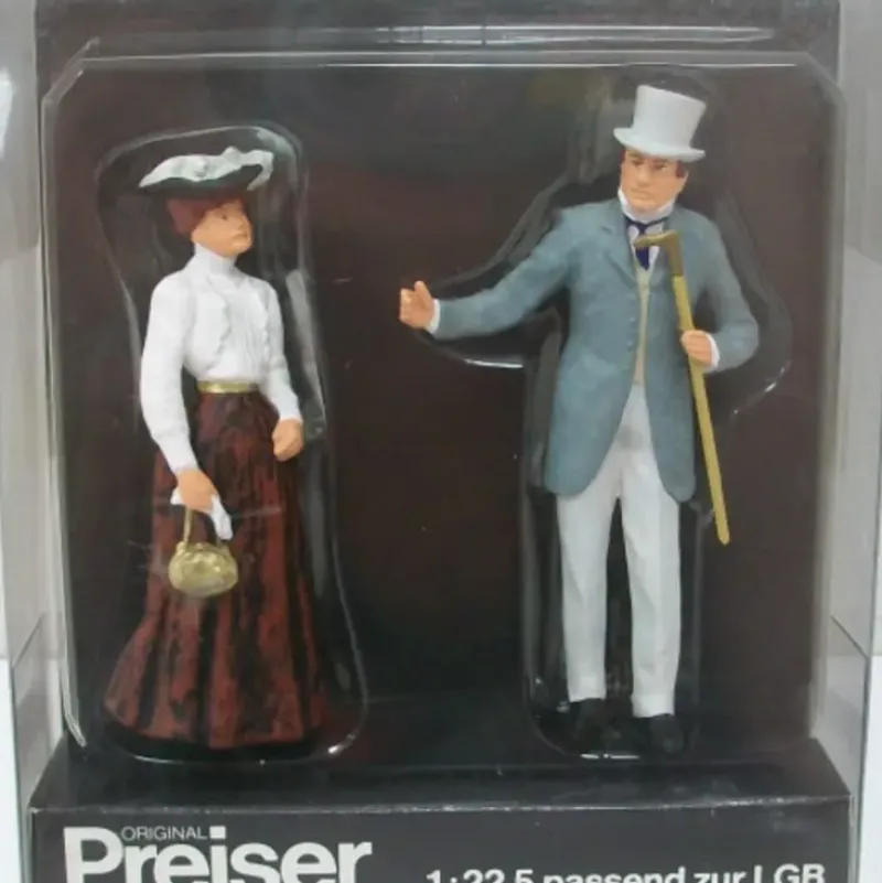 Trains*Preiser 45057 G Couple Standing Figures (Set of 2) - Model Train Junction: Quality Parts and Art Supplies