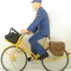 Trains*Preiser 45069 G Postman on Bicycle Figure - Model Train Junction: Quality Parts and Art Supplies