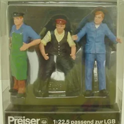 Trains*Preiser 5028 G Standing Rail Workers Figures (Set of 3) - Model Train Junction: Quality Parts and Art Supplies