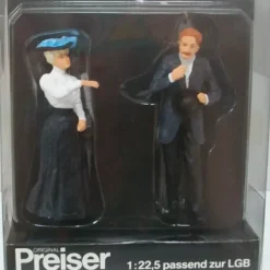 Trains*Preiser 45051 G Woman Gentleman Hand Kiss Figures (Set of 2) - Model Train Junction: Quality Parts and Art Supplies