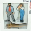 Trains*Preiser 45020 G Workers Figures with Fork & Wheel Barrow (Set of 2) - Model Train Junction: Quality Parts and Art Supplies