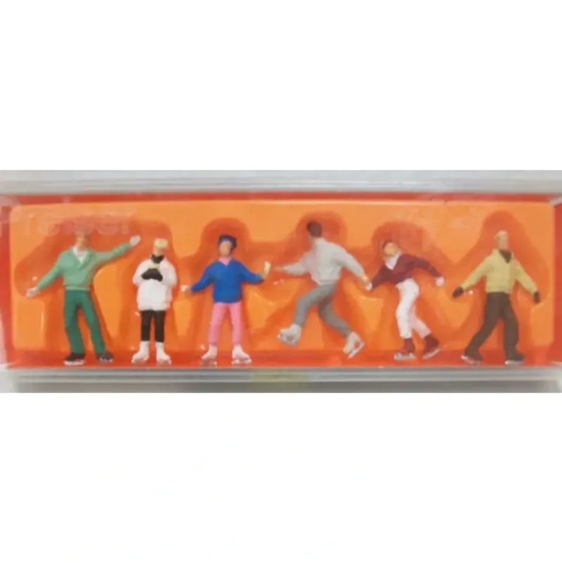 Trains*Preiser 10315 HO Ice Skaters Figures (Set of 6) - Model Train Junction: Quality Parts and Art Supplies