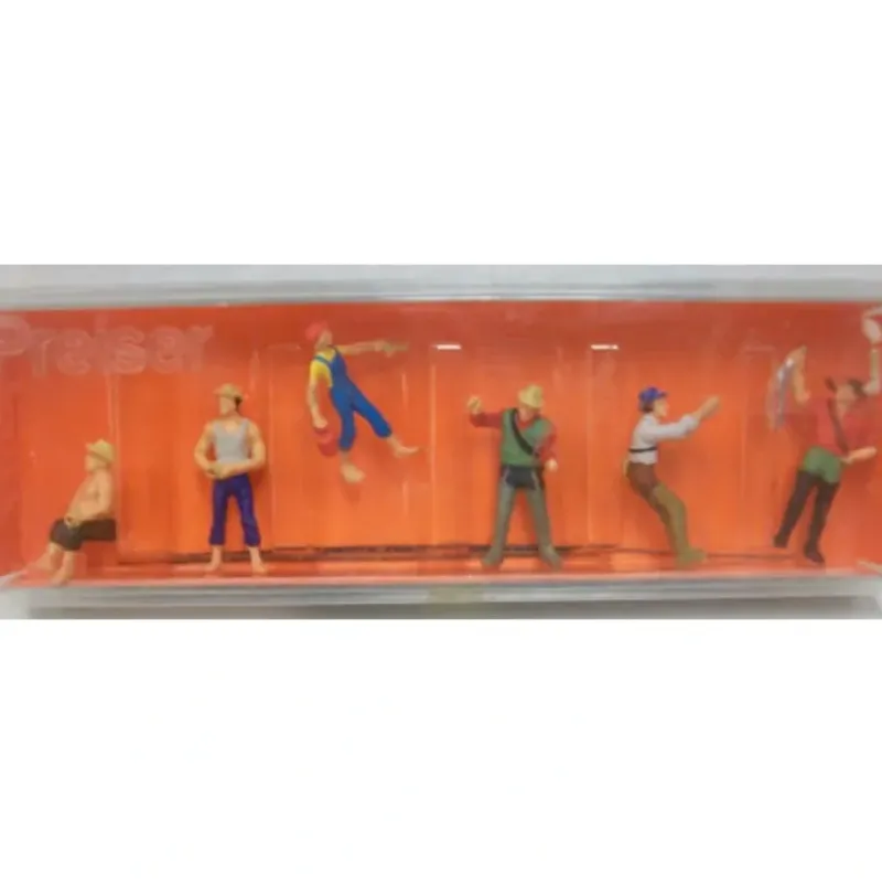 Trains*Preiser 10077 HO Men Fishing Figures (Set of 6) - Model Train Junction: Quality Parts and Art Supplies