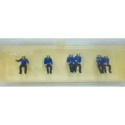 Trains*Preiser 14207 HO Seated Firemen Figures (Set of 6) - Model Train Junction: Quality Parts and Art Supplies