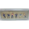 Trains*Preiser 79016 N Delivery Men With Loads Figures (Set of 6) - Model Train Junction: Quality Parts and Art Supplies
