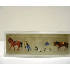 Trains*Preiser 79184 N Horse Riders #2 Figures (Set of 5) - Model Train Junction: Quality Parts and Art Supplies