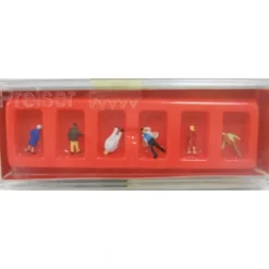 Trains*Preiser 88520 Z Passengers Walking Figures (Set of 6) - Model Train Junction: Quality Parts and Art Supplies