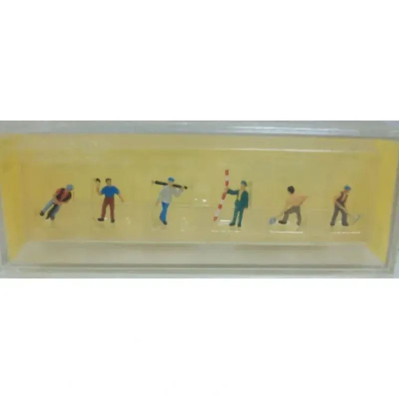 Trains*Preiser 88514 Z Railroad Worker Figures (Set of 6) - Model Train Junction: Quality Parts and Art Supplies