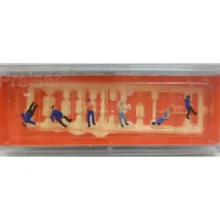Trains*Preiser 88511 Z Scale Railroad Track Workers Figures with Loads (Set of 6) - Model Train Junction: Quality Parts and Art Supplies